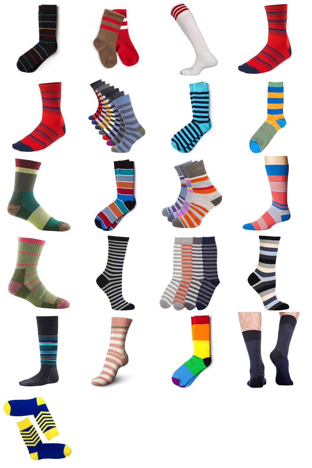 stripe sock